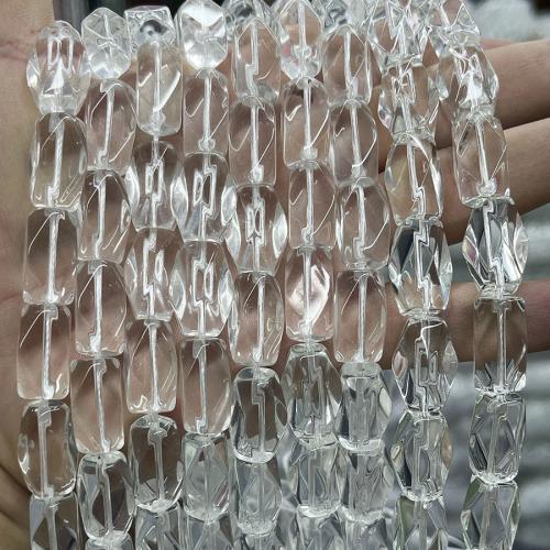 Natural Clear Quartz Beads, irregular, DIY, clear, 9.5-18mm, Sold Per Approx 38 cm Strand