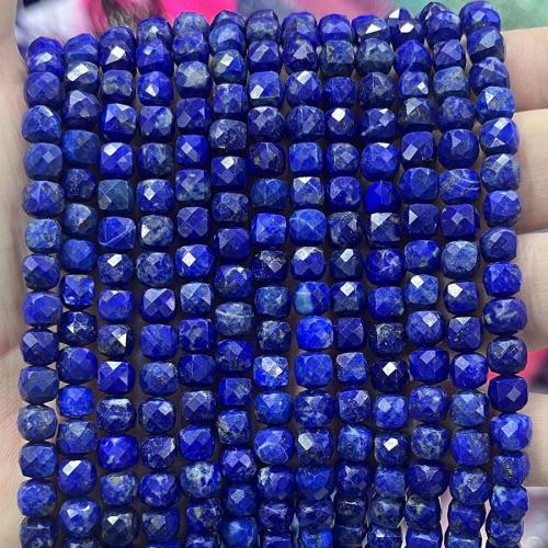 Natural Lapis Lazuli Beads, Round, DIY, dark blue, 6mm, Sold By Strand