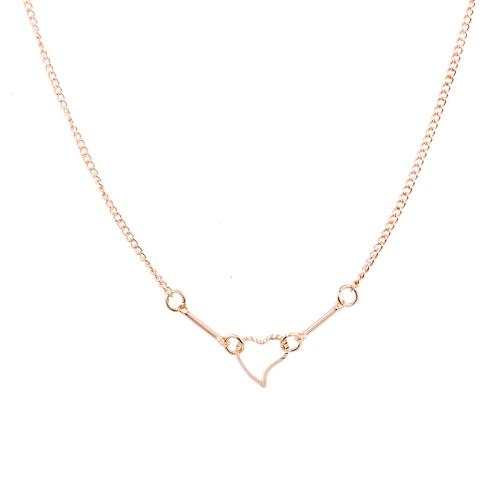 Tibetan Style Necklace, with 1.96inch extender chain, Heart, gold color plated, different styles for choice & for woman & hollow, Length:Approx 17.13 Inch, Sold By PC