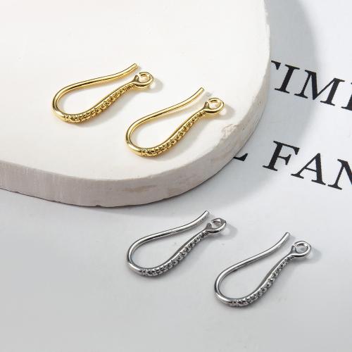 Brass Earring Drop Component, plated, fashion jewelry, more colors for choice, nickel, lead & cadmium free, 8.30x6.70x36.10mm, Sold By PC