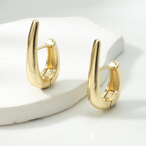 Brass Leverback Earring, plated, fashion jewelry, golden, nickel, lead & cadmium free, 14.30x5.90x25.37mm, Sold By Pair