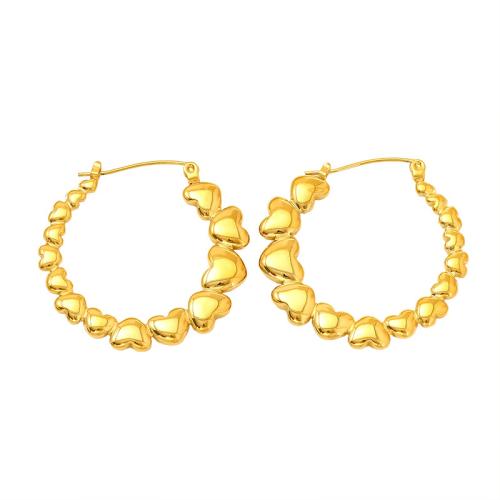 Stainless Steel Lever Back Earring, 304 Stainless Steel, 18K gold plated, fashion jewelry & different styles for choice & for woman, Sold By Pair