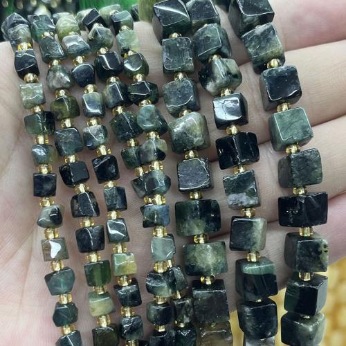 Emerald Beads, Square, DIY, mixed colors, Sold Per Approx 38 cm Strand