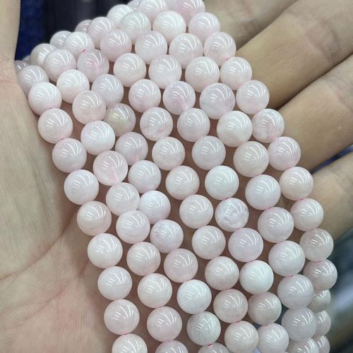 Morganite Beads, Round, DIY, pink, Sold Per Approx 38 cm Strand