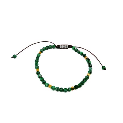 Hematite Bracelet, with Knot Cord & Tibetan Style, fashion jewelry, mixed colors, 4mm, Length:18.5 cm, Sold By PC
