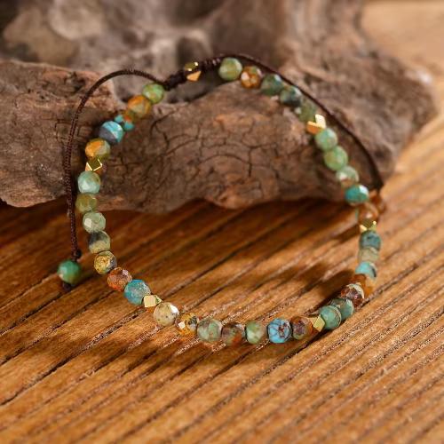 Gemstone Bracelet, fashion jewelry, mixed colors, 4mm, Length:18.5 cm, Sold By PC