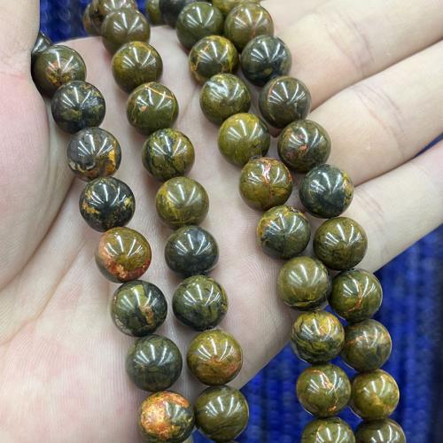 Wasp Stone Beads, Round, DIY, mixed colors, Length:Approx 38 cm, Sold By PC