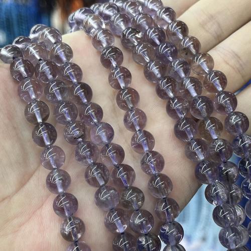 Amethyst Beads, Round, DIY, purple, Sold Per Approx 38 cm Strand