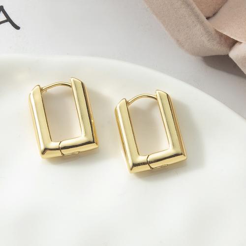 Brass Leverback Earring, plated, fashion jewelry, golden, nickel, lead & cadmium free, 14.10x4x18.20mm, Sold By Pair