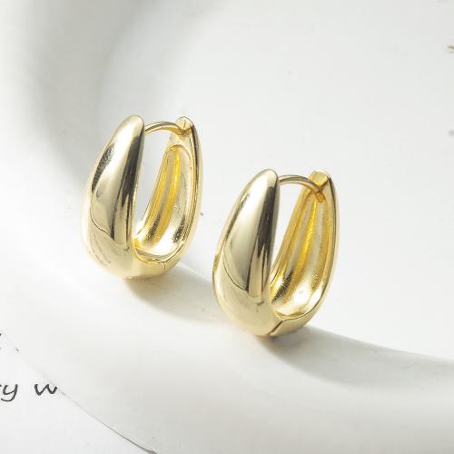 Brass Leverback Earring, plated, fashion jewelry, golden, nickel, lead & cadmium free, 13.20x7.80x17.80mm, Sold By Pair
