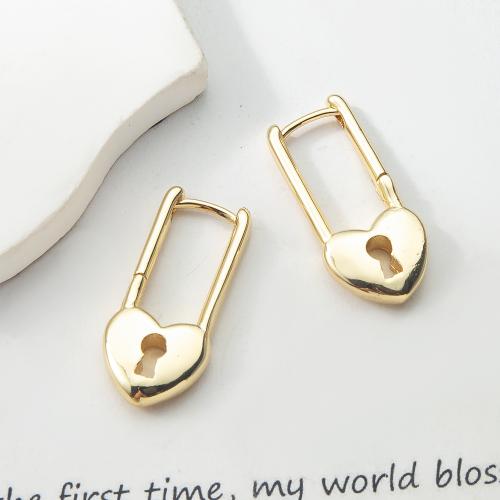 Brass Leverback Earring, plated, fashion jewelry, golden, nickel, lead & cadmium free, 11.30x3.60x24.70mm, Sold By Pair