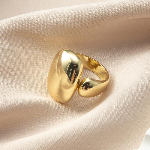 Brass Finger Ring, plated, fashion jewelry, golden, nickel, lead & cadmium free, 24.70x24x26.80mm, Sold By PC