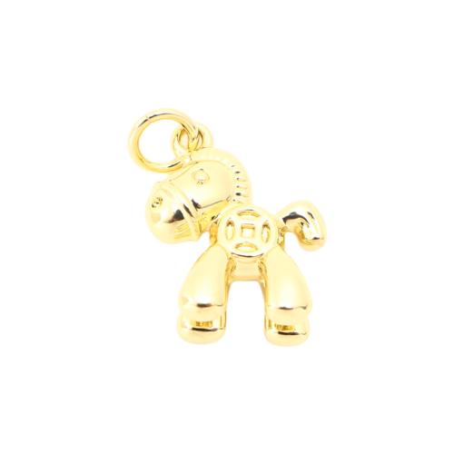 Brass Jewelry Pendants, Horse, DIY, golden, 16x12x6mm, Sold By PC