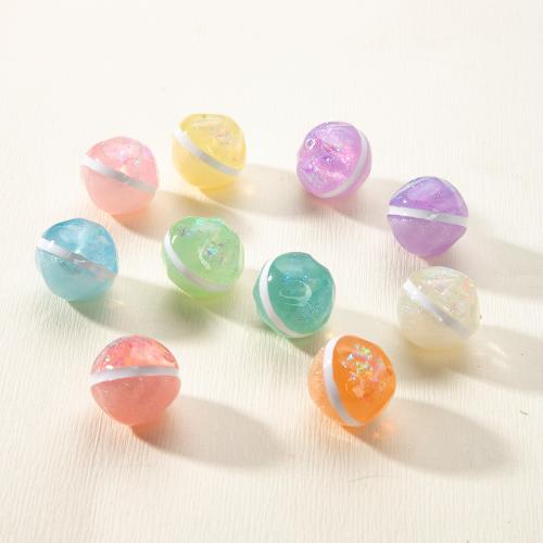 Resin Jewelry Beads, DIY, more colors for choice, 15.75x15.75x15.70mm, Inner Diameter:Approx 1mm, Sold By PC
