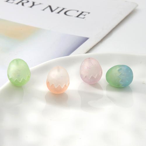 Resin Jewelry Beads, Oval, DIY, more colors for choice, 13.30x13.30x16.26mm, Inner Diameter:Approx 1mm, Sold By PC