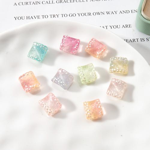 Resin Jewelry Beads, DIY, more colors for choice, 11.60x6.40x13.20mm, Sold By PC