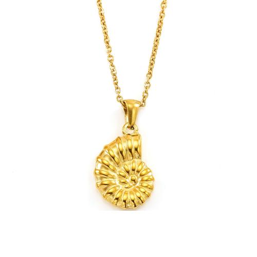 Stainless Steel Jewelry Necklace, 304 Stainless Steel, 18K gold plated, fashion jewelry & different styles for choice & for woman, Sold By PC