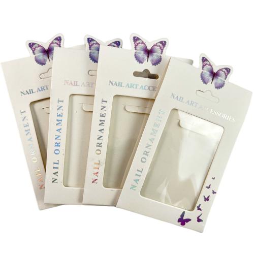Jewelry Gift Box, Paper, with Plastic, DIY, Sold By PC