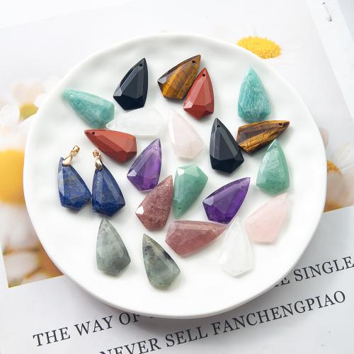 Bijoux Pendentifs en pierres gemmes, améthyste, DIY, 16.50x6.36x29.60mm, Vendu par PC