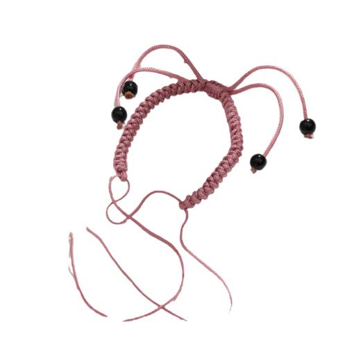 Kette gewebte Armbänder, Nylon, mit Kunststoff, Modeschmuck, keine, 100x100x100mm, verkauft von PC