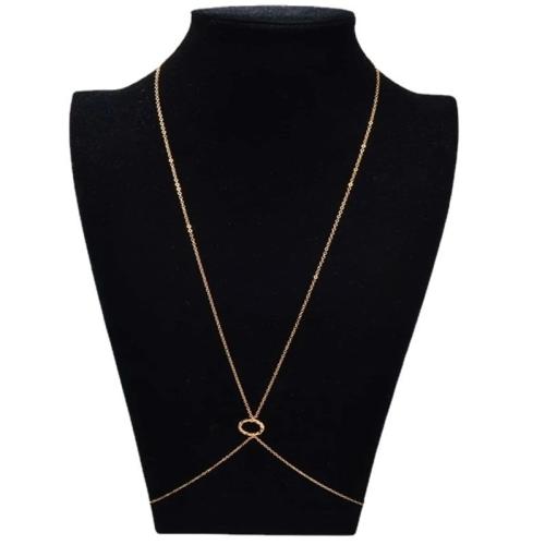 Body Chain Jewelry, Tibetan Style, plated, fashion jewelry, more colors for choice, 87+10CM, Sold By PC