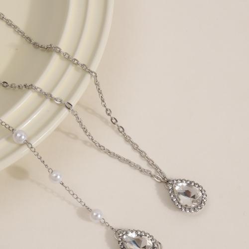 Body Chain Jewelry, Tibetan Style, plated, fashion jewelry, more colors for choice, 150x120x200mm, Sold By PC