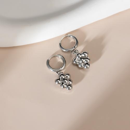 Stainless Steel Drop Earring, 304 Stainless Steel, plated, fashion jewelry & different styles for choice & for woman, more colors for choice, Sold By Pair