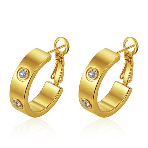 Stainless Steel Lever Back Earring, 304 Stainless Steel, plated, fashion jewelry & micro pave cubic zirconia & for woman, more colors for choice, Sold By Pair