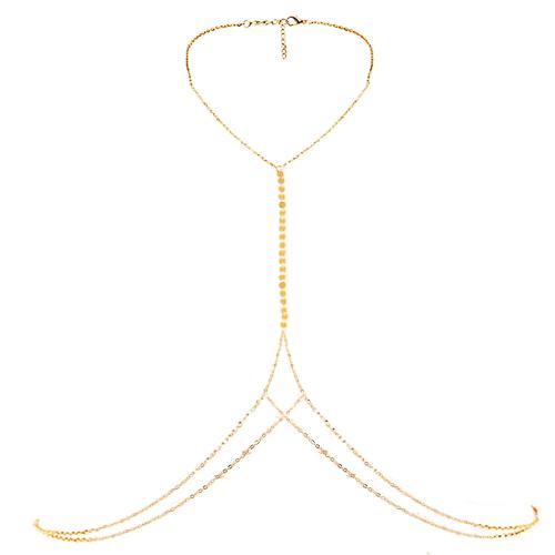Body Chain Jewelry, 304 Stainless Steel, plated, fashion jewelry & for woman, more colors for choice, Sold By PC