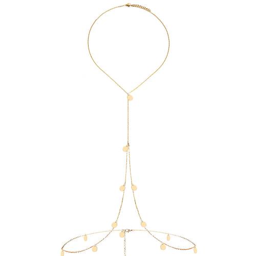 Body Chain Jewelry, 304 Stainless Steel, plated, fashion jewelry & for woman, more colors for choice, Sold By PC