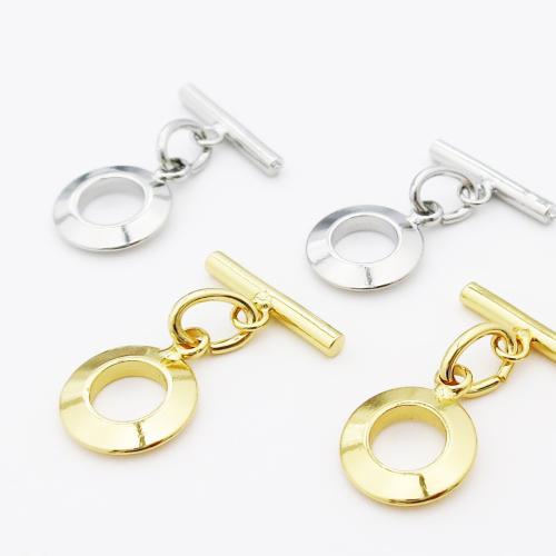 Brass Toggle Clasp, plated, DIY, more colors for choice, nickel, lead & cadmium free, Sold By PC