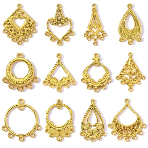 Stainless Steel Connector, 304 Stainless Steel, gold color plated, DIY, golden, Sold By Bag