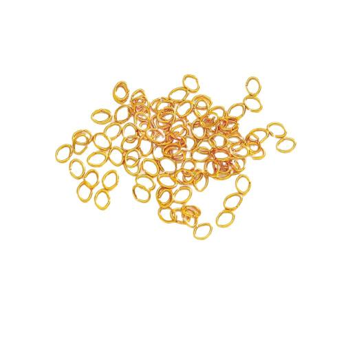 304 Stainless Steel Open Jump Ring, gold color plated, DIY, more colors for choice, 100PCs/Bag, Sold By Bag