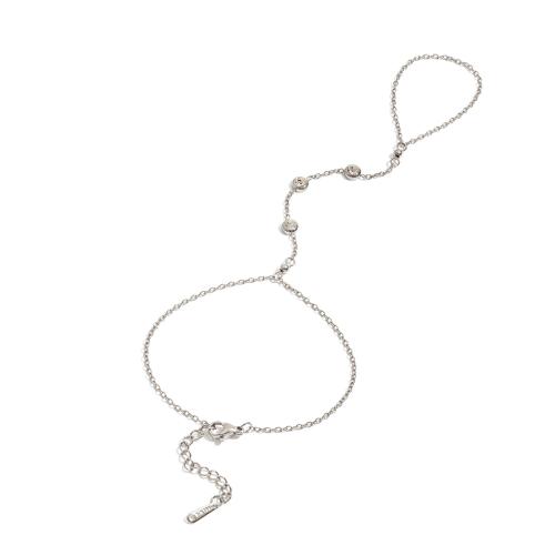 Fashion Stainless Steel Jewelry Sets, 304 Stainless Steel, plated, different styles for choice & micro pave cubic zirconia & for woman, original color, Sold By PC