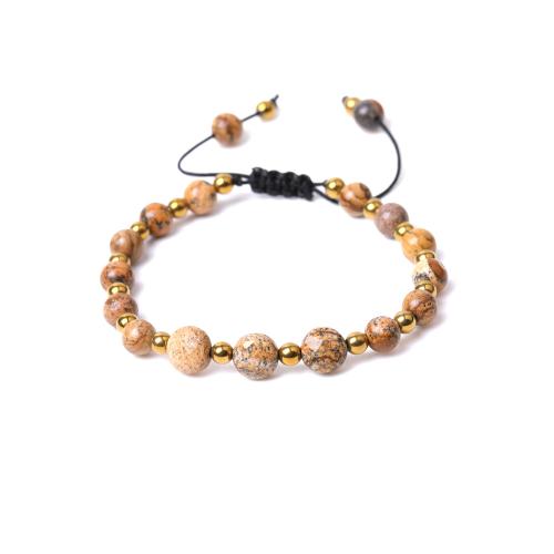 Edelstein Armbänder, mit Knotenschnur & Hämatit, handgemacht, Modeschmuck & verschiedenen Materialien für die Wahl & unisex, verkauft von PC