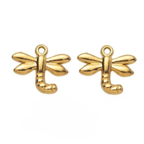 Edelstahl Tieranhänger, 304 Edelstahl, Libelle, DIY, keine, 13.83x2.28x11.36mm, verkauft von PC