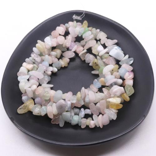 Gemstone Jewelry Beads, Morganite, irregular, DIY, mixed colors, 8mm, Sold By Strand