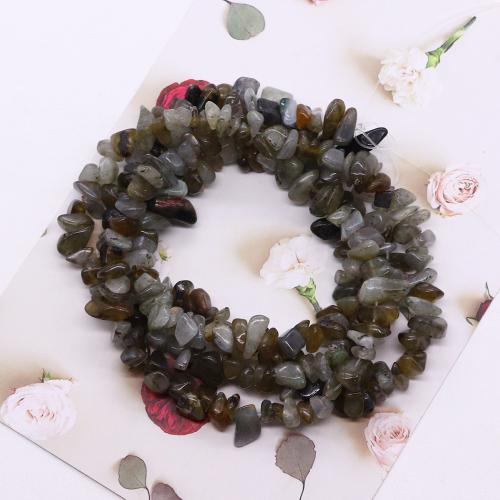 Perles en labradorite, Irrégulière, DIY, couleurs mélangées, 8mm, Vendu par brin