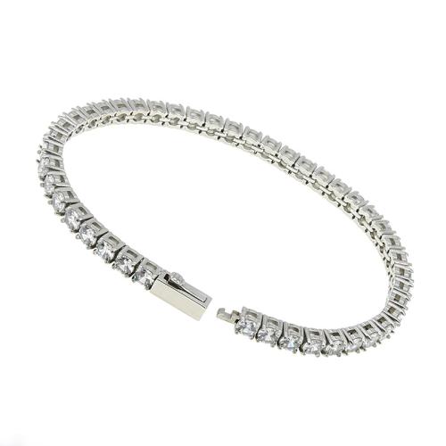 Acier inoxydable 316 bracelet, Placage, unisexe & styles différents pour le choix & pavé de micro zircon, Vendu par PC
