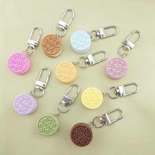 Bag Purse Charms Keyrings Keychains, Plastic, with Tibetan Style, DIY, more colors for choice, Sold By PC
