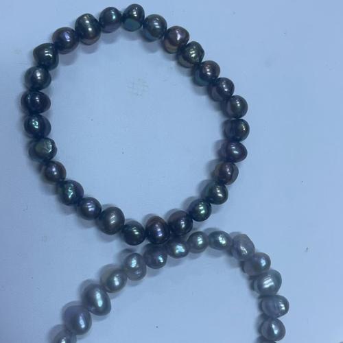 Süßwasser Zuchtperlen Armband, Natürliche kultivierte Süßwasserperlen, Modeschmuck, keine, 308x9mm, Länge:18.5 cm, verkauft von PC