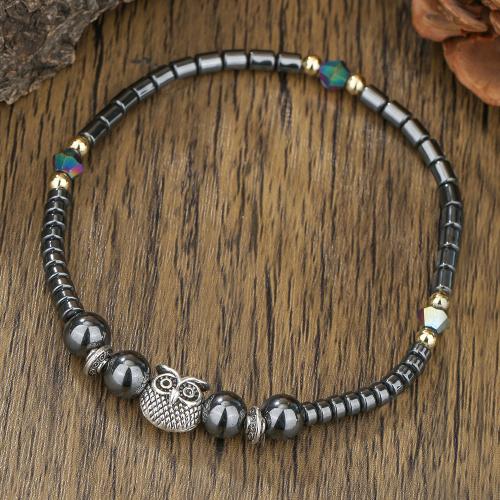 Tibetan Style Anklet, Natural Stone, with turquoise & Tibetan Style, gold color plated, fashion jewelry, more colors for choice, Sold By Strand