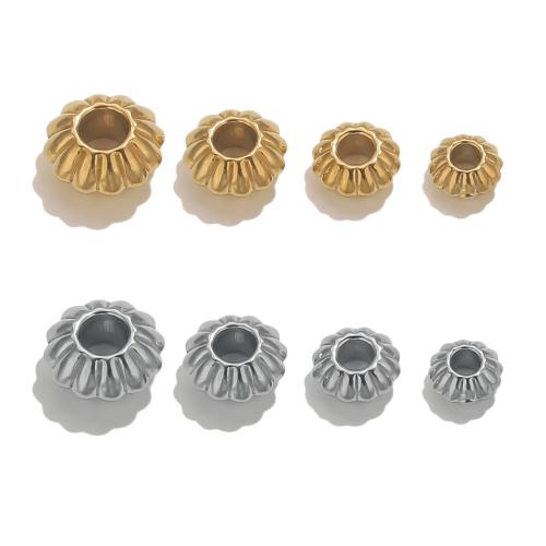 Edelstahl-Beads, 304 Edelstahl, plattiert, DIY & verschiedene Größen vorhanden, keine, 10PCs/Tasche, verkauft von Tasche