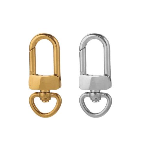 Stainless Steel Key Clasp, 304 Stainless Steel, DIY & different size for choice, more colors for choice, Sold By PC