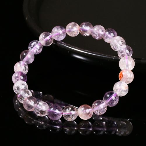 Quartz Bracelets, Purple Phantom Quartz, fashion jewelry, purple, Sold By PC