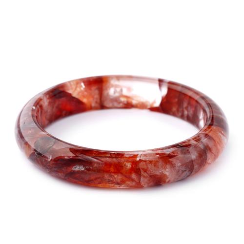Red Marble Glue Stone Bangle, fashion jewelry, red, Sold By PC