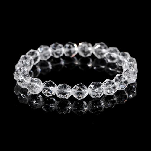 Quartz Bracelets, Clear Quartz, fashion jewelry, clear, Sold By PC