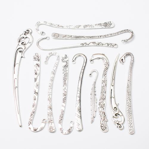 Tibetan Style Pendants, antique silver color plated, mixed pattern & DIY, 12PCs/Set, Sold By Set