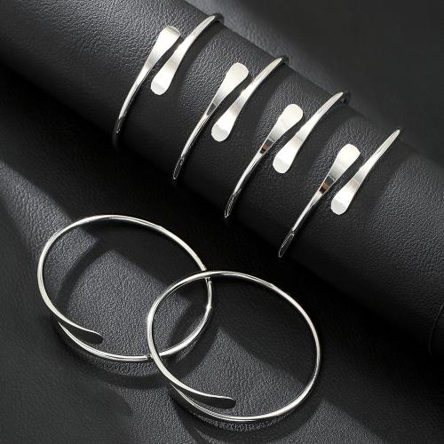 Tibetan Style Bangle, gold color plated, fashion jewelry, more colors for choice, 6PCs/Set, Sold By Set