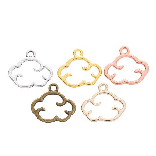 Tibetan Style Hollow Pendants, Cloud, plated, DIY, more colors for choice, 200PCs/Bag, Sold By Bag